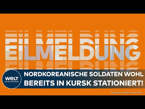 PUTINS KRIEG: Nordkoreanische Soldaten offenbar bereits in Kursk stationiert