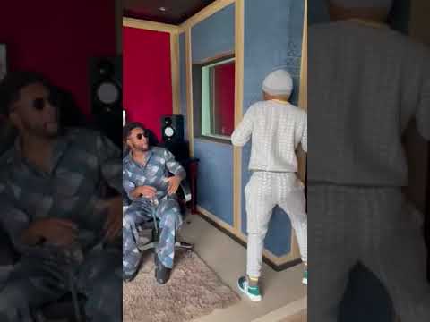 @Vusi Nova, Charmza The DJ and Somizi dancing for I Surrender song.