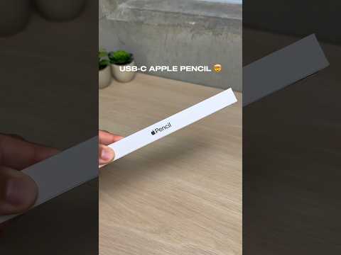 unboxing the new usb-c Apple Pencil 😮💨 #asmr #applepencil #satisfying #spigen #tech