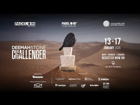 DEEMAHSTONE CHALLENGER - PADEL 🎾 IN TOUR 2025-26 -  COURT 6