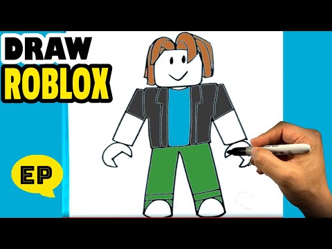 How to Draw ROBLOX - Bacon Hair
