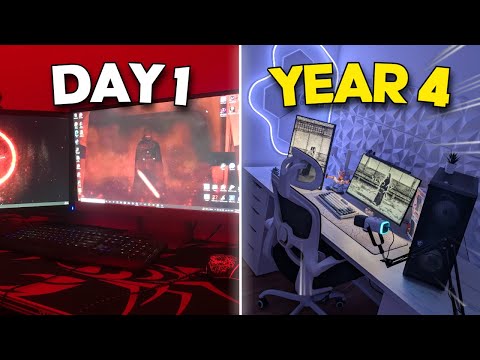 4 YEAR Gaming Setup Progression ($500 - $4000 Setup)