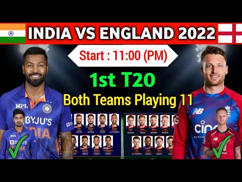India vs England 1st T20 Match 2022 | Match Details and Both Teams Playing 11 |IND vs ENG Playing 11