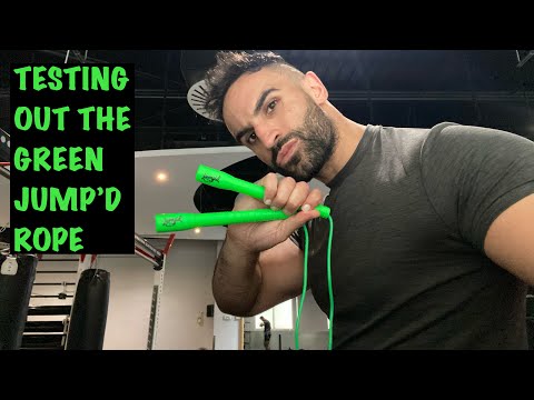 TESTING OUT THE NEON GREEN JUMP’D ROPE