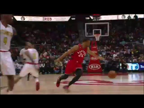 Raptors Highlights: Powell's Hustle Play - April 7, 2016