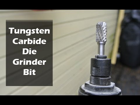 Tungsten carbide grinding bit for die grinder