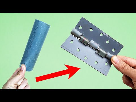 DIY Door Hinge From PVC Pipe in Easy Steps - Don't Throw Away Your PVC Pipes!