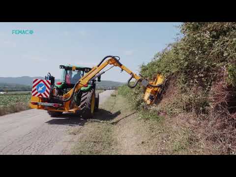 FEMAC - DOC 400 S - DECESPUGLIATRICE A BRACCIO 6.5 METRI - HEDGE MOWER 6.5 METERS