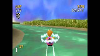 XS Airboat Racing  (PS1) Gameplay
