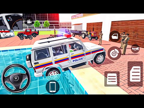Car Bike Game: Franklin ordered an Indian Tractor and drives a new Indian Police - Android GamePlay