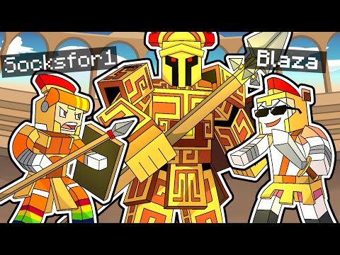 ULTIMATE GLADITOR ARENA IN MINECRAFT (bosses)