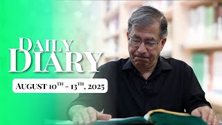 PFL-My Daily Diary for August 10th - 13th, 2025
