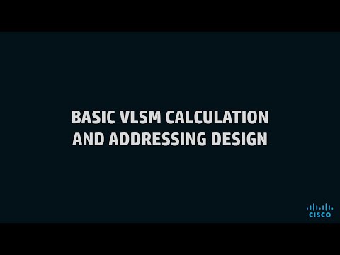 6.4.1: Basic VLSM Calculation and Addressing Design