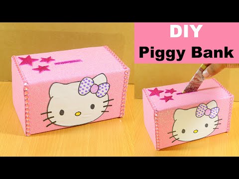 How to Make Piggy Bank at Home | DIY Easy Piggy Bank | Amazing Piggy Bank Craft Idea