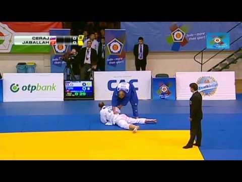 Judo European Open Budapest 2013: Matjaz CERAJ (SLO) - Faicel JABALLAH (TUN) Bronze [+100kg]