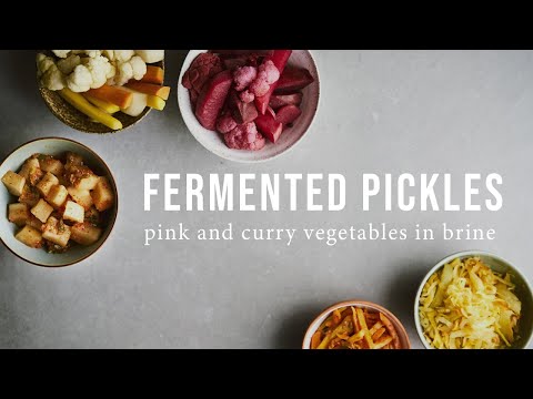 FERMENTED PICKLE RECIPES: LACTO-FERMENTING PART 2/3 | Good Eatings