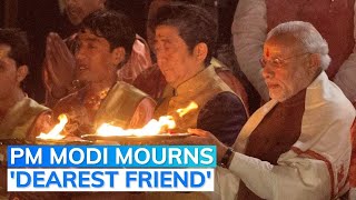 PM Narendra Modi condoles Shinzo Abe&#39;s death, declares one-day national mourning