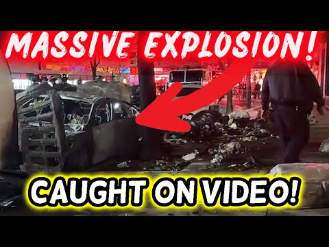 🔥Explosion ROCKS The Bronx! Car Erupts Into Flames — 5 Firefighters Injured