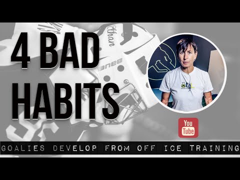 4 BAD HABITS Goalies Develop From Off Ice Training 🧐