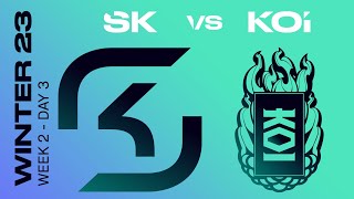 LEC Winter Split 2023 - W2D3 - SK vs KOI