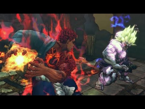 ULTRA STREET FIGHTER IV Evil Ryu vs Shin Oni Boss Fight