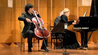 Debussy sonate pour violoncelle et piano (Prologue) - Duo Gao Boulenger