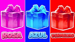 Escolha Seu Presente Rosa 🎀 Azul 💎 Vermelho 💖 Quiz Tap