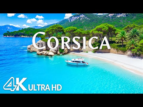 Corsica 4K – Majestic Coastlines & Natural Beauty of the Mediterranean Island with relaxaing Music