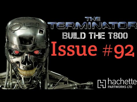 Build The Terminator - Issue 92 - knee, muscle & foot make progress on the left leg