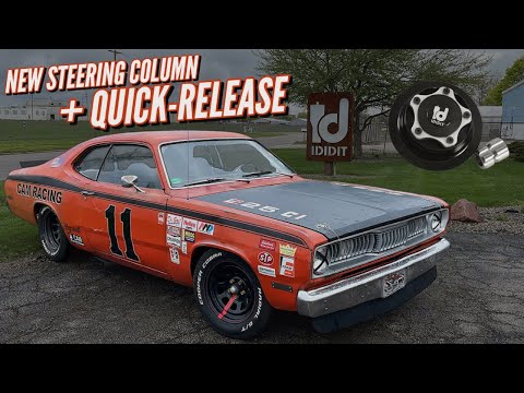Mopar A-body IDIDIT steering column install + quick release steering wheel | @ididitinc