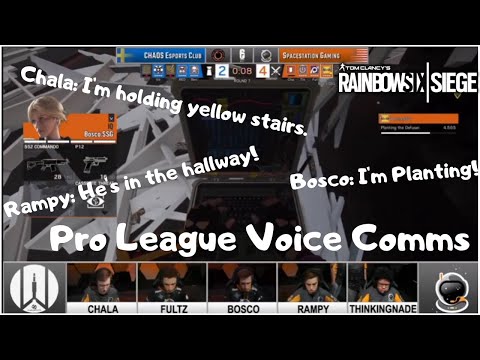 Rainbow Six Pro League Voice Comms at the Allied Esports Minor in Las Vegas