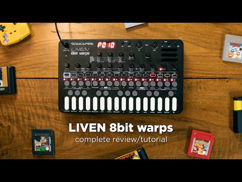LIVEN 8bit warps COMPLETE review/tutorial - 8-bit synth, but it's for live performance!