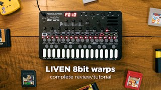 Video thumbnail for LIVEN 8bit warps COMPLETE review/tutorial - 8-bit synth, but it's for live performance! by Woochia - Charly Sauret