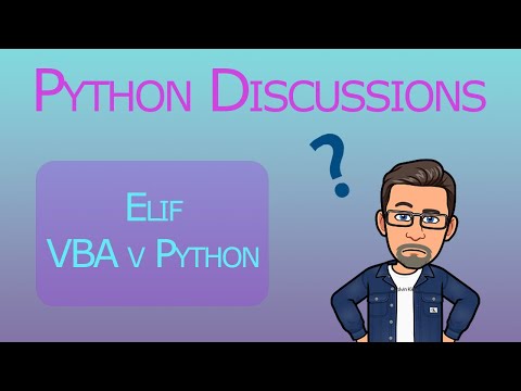 Python Vs Vba Elif