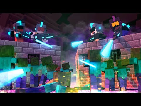 Minecraft | BASE VS ZOMBIE CHALLENGE - Build to Survive! (Zombie Apocalypse)