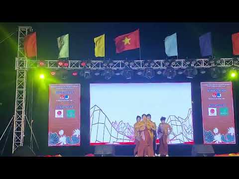 Mashup Thư pháp - Tiếng Việt - Máu đỏ da vàng / Tiết mục dự thi chung kết liên hoan nhảy 2024