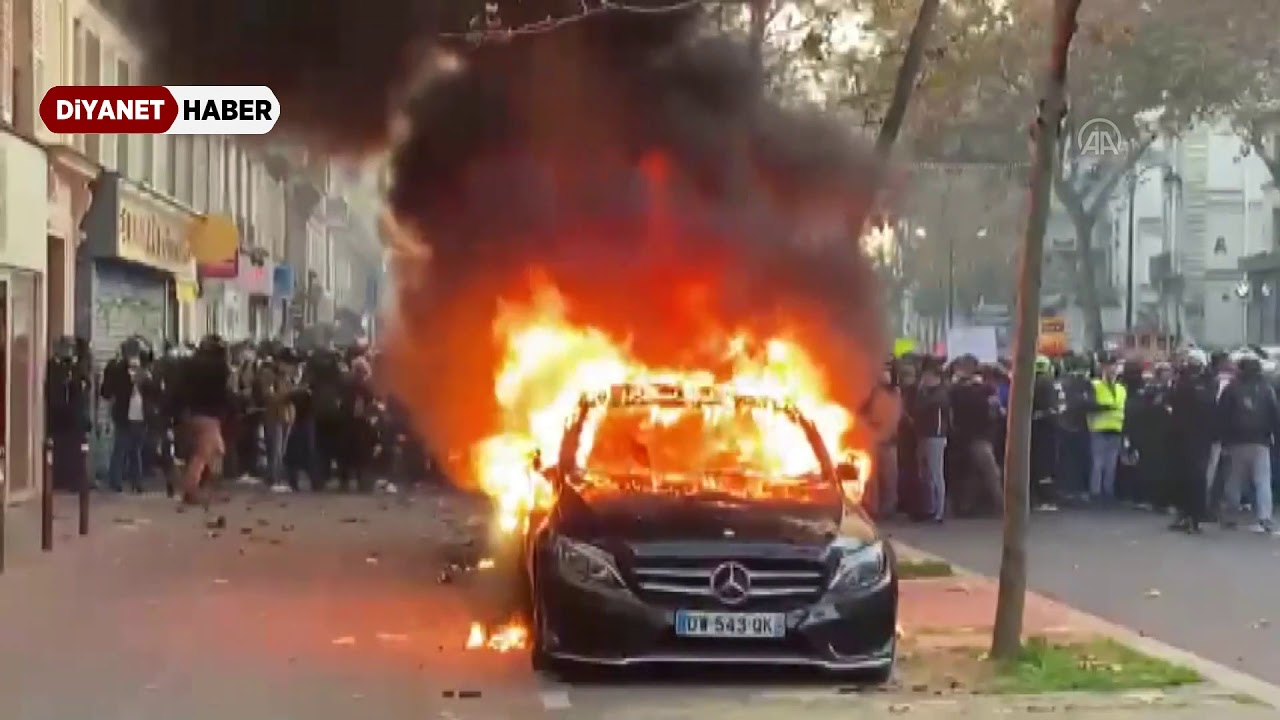 İslam düşmanlığını devlet düzeyinde körükleyen Fransa yanıyor