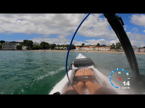 Paddling the Fenn Bluefin S surfski