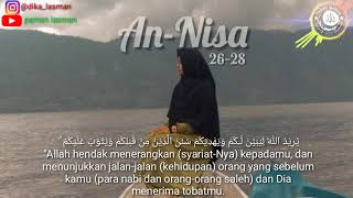 Download lagu Surah an-nisa ayat 26-28 story wa dan ig mp3 Download lagu Surah an-nisa ayat 26-28 story wa dan ig mp3