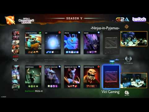 VG vs NiP Game 1 - Dota 2 Champions League UB Semi-Final - @Durkadota @KaiH4nn1