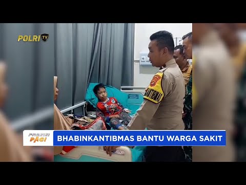 BHABINKANTIBMAS POLRES LAMPUNG TENGAH MEMBANTU WARGA YANG SAKIT
