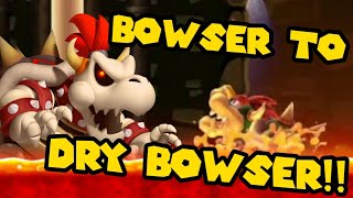 Dry Bowser Transformation || Super Mario Maker 2 || Tutorial