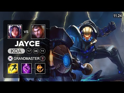 Jayce Top vs Irelia - KR Grandmaster - PreSeason 12 Patch 11.24