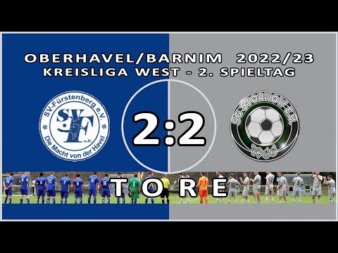 SV FÜRSTENBERG - SG STORKOW 2:2 - Tore [KL West 2022/23 - 2. Spieltag]
