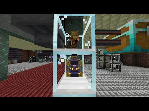 EPIC Minecraft FTB Skies: Wizard Villager Trapped!