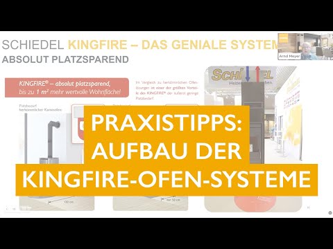[WEBINAR] Tipps aus der Praxis zum Aufbau der Schiedel KINGFIRE-Systeme