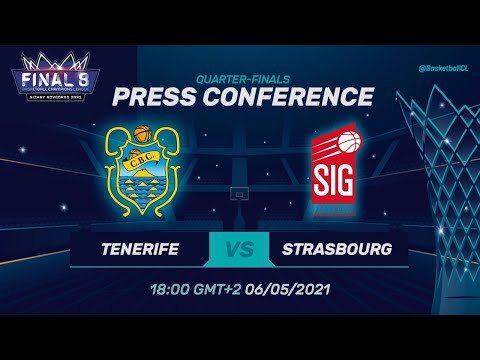 Lenovo Tenerife v SIG Strasbourg - Press Conference | Basketball Champions League 2020/21