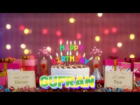 GUFRAN iyi ki doğdun – Mutlu Yıllar