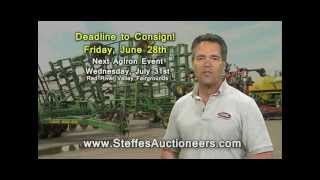 preview picture of video 'Steffes Auctioneers Consign by June 28 for AgIron, West Fargo, ND'