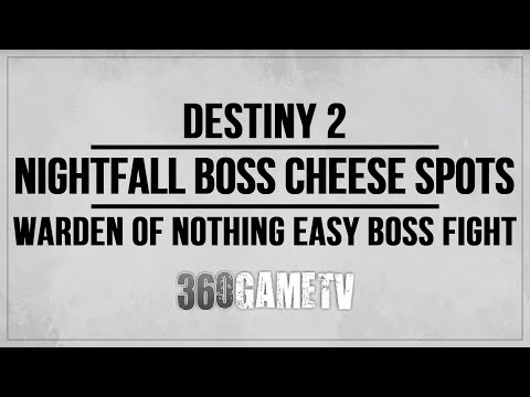 Destiny 2 Warden of Nothing Boss Cheese Spots - Easy Boss Fight on any Difficulty!